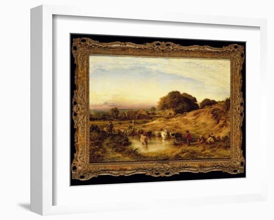 Sunset, 1860-John Linnell-Framed Giclee Print