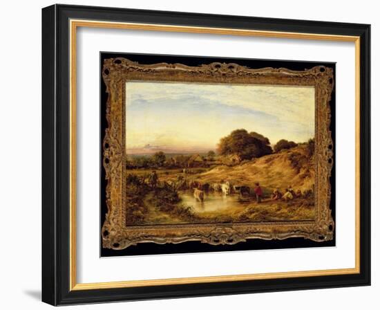 Sunset, 1860-John Linnell-Framed Giclee Print