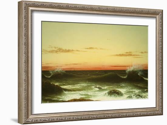 Sunset, 1861-Martin Johnson Heade-Framed Giclee Print