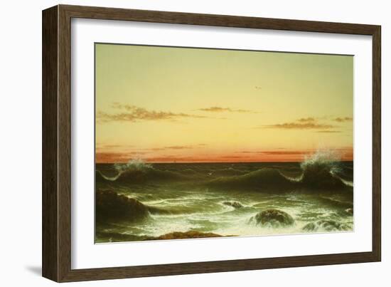 Sunset, 1861-Martin Johnson Heade-Framed Giclee Print