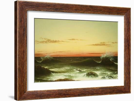 Sunset, 1861-Martin Johnson Heade-Framed Giclee Print