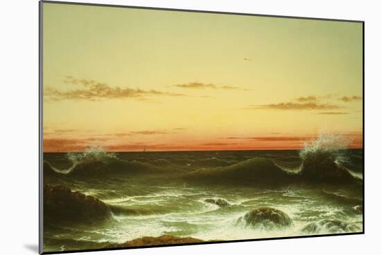 Sunset, 1861-Martin Johnson Heade-Mounted Giclee Print