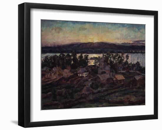 Sunset, 1928-Aristarkh Vasilyevich Lentulov-Framed Giclee Print