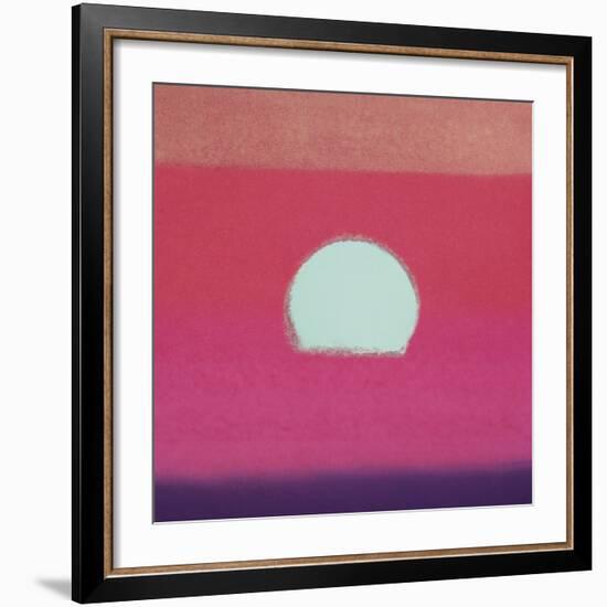 Sunset, 1972 (fuchsia)-Andy Warhol-Framed Art Print