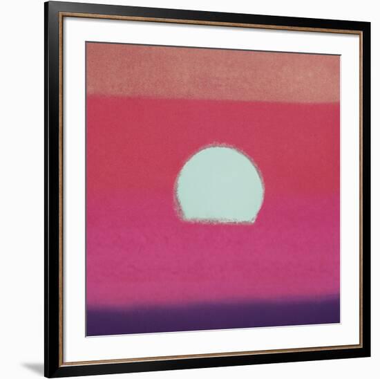 Sunset, 1972 (fuchsia)-Andy Warhol-Framed Art Print