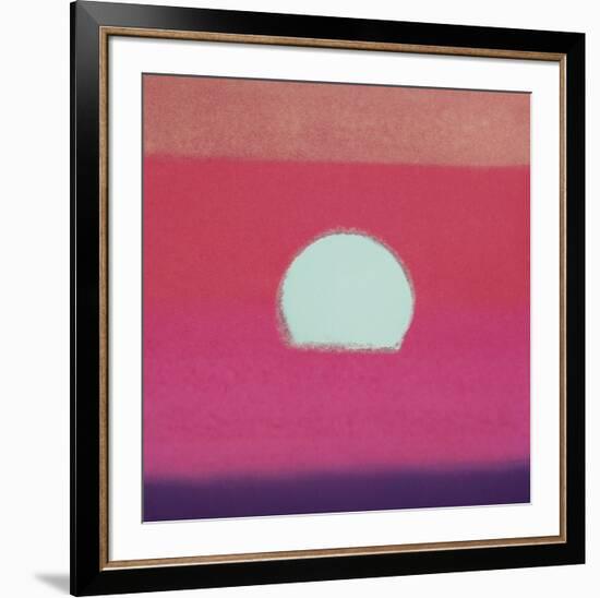 Sunset, 1972 (fuchsia)-Andy Warhol-Framed Art Print