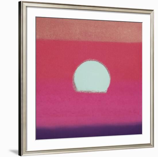 Sunset, 1972 (fuchsia)-Andy Warhol-Framed Art Print