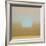 Sunset, 1972 (gold, blue)-Andy Warhol-Framed Art Print