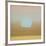 Sunset, 1972 (gold, blue)-Andy Warhol-Framed Art Print