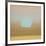 Sunset, 1972 (gold, blue)-Andy Warhol-Framed Art Print