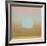 Sunset, 1972 (gold, blue)-Andy Warhol-Framed Art Print