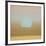 Sunset, 1972 (gold, blue)-Andy Warhol-Framed Art Print