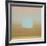 Sunset, 1972 (gold, blue)-Andy Warhol-Framed Art Print