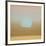 Sunset, 1972 (gold, blue)-Andy Warhol-Framed Art Print