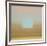 Sunset, 1972 (gold, blue)-Andy Warhol-Framed Art Print