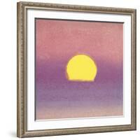 Sunset, 1972 (lavender)-Andy Warhol-Framed Art Print