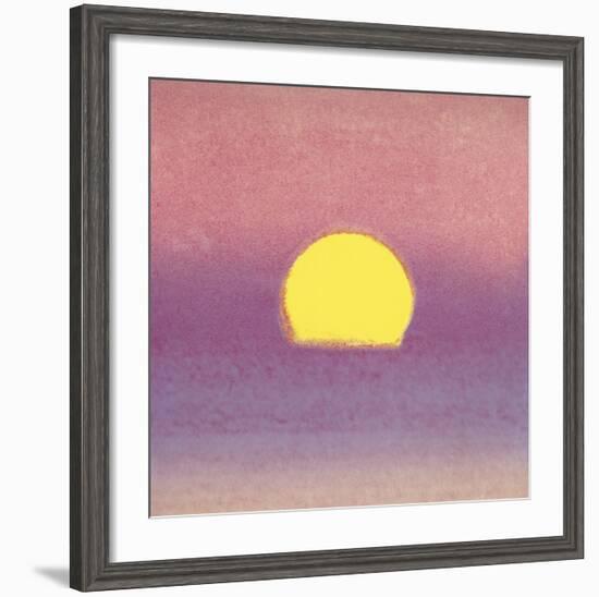 Sunset, 1972 (lavender)-Andy Warhol-Framed Art Print