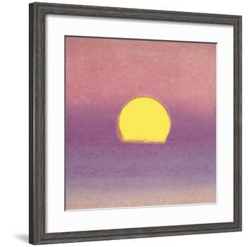 Sunset, 1972 (lavender)-Andy Warhol-Framed Art Print
