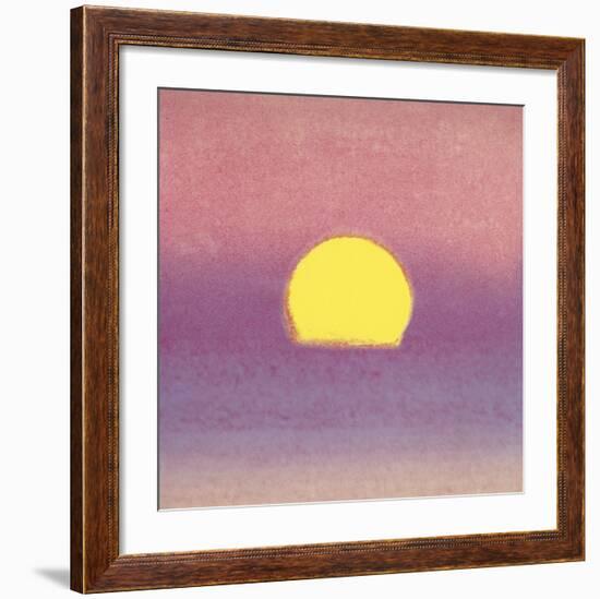 Sunset, 1972 (lavender)-Andy Warhol-Framed Art Print