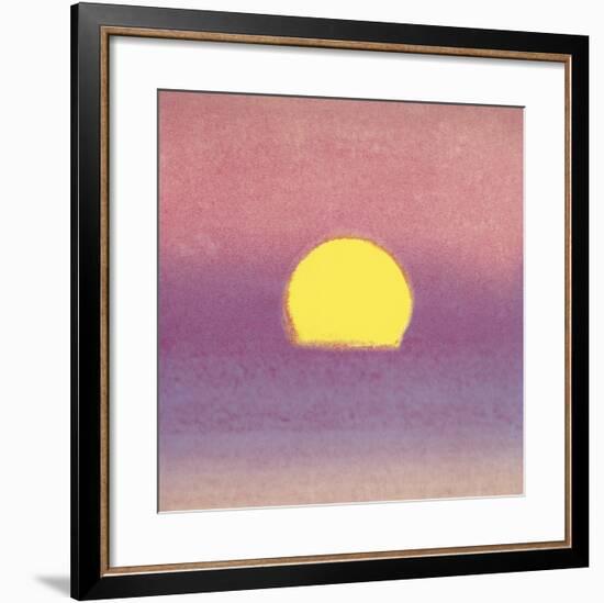 Sunset, 1972 (lavender)-Andy Warhol-Framed Art Print