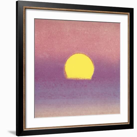 Sunset, 1972 (lavender)-Andy Warhol-Framed Art Print