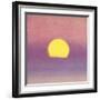 Sunset, 1972 (lavender)-Andy Warhol-Framed Art Print