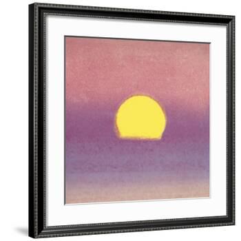 Sunset, 1972 (lavender)-Andy Warhol-Framed Art Print