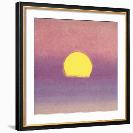 Sunset, 1972 (lavender)-Andy Warhol-Framed Art Print