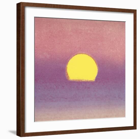 Sunset, 1972 (lavender)-Andy Warhol-Framed Art Print