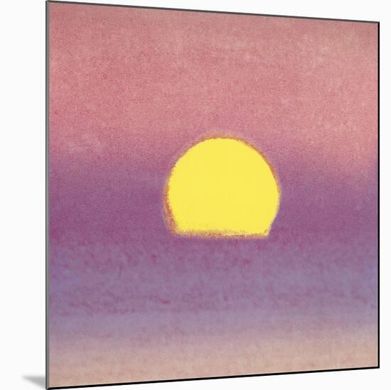 Sunset, 1972 (lavender)-Andy Warhol-Mounted Art Print