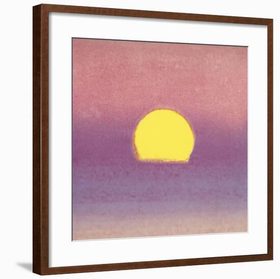 Sunset, 1972 (lavender)-Andy Warhol-Framed Art Print