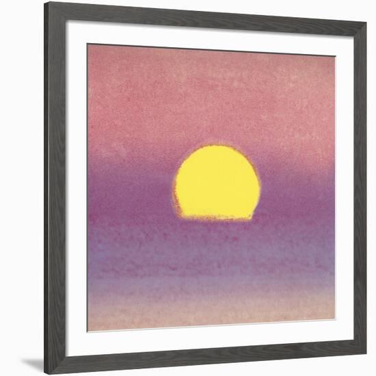 Sunset, 1972 (lavender)-Andy Warhol-Framed Art Print