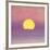 Sunset, 1972 (lavender)-Andy Warhol-Framed Art Print