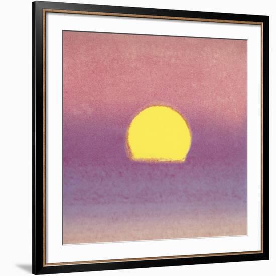 Sunset, 1972 (lavender)-Andy Warhol-Framed Art Print