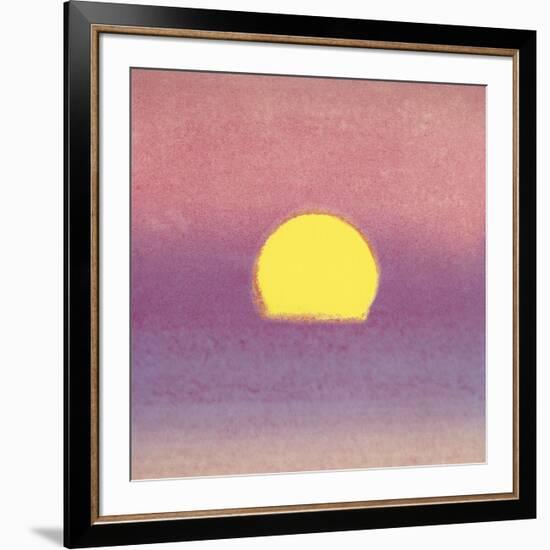 Sunset, 1972 (lavender)-Andy Warhol-Framed Art Print