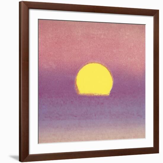 Sunset, 1972 (lavender)-Andy Warhol-Framed Art Print