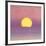 Sunset, 1972 (lavender)-Andy Warhol-Framed Art Print