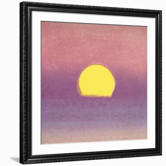 Sunset, 1972 (lavender)-Andy Warhol-Framed Art Print