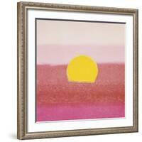 Sunset, 1972 (pink)-Andy Warhol-Framed Art Print