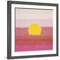 Sunset, 1972 (pink)-Andy Warhol-Framed Art Print