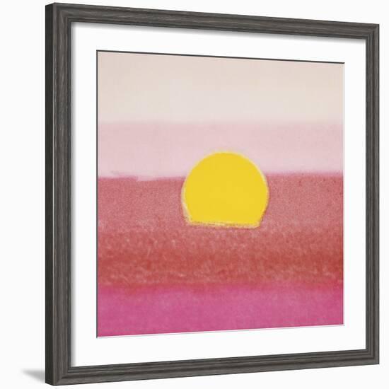 Sunset, 1972 (pink)-Andy Warhol-Framed Art Print