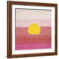 Sunset, 1972 (pink)-Andy Warhol-Framed Art Print
