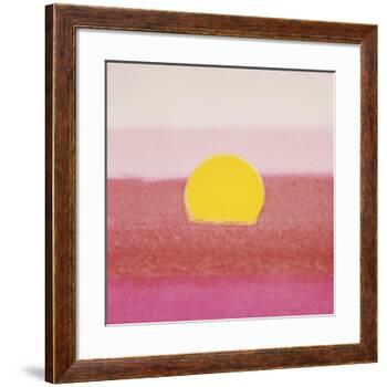 Sunset, 1972 (pink)-Andy Warhol-Framed Art Print