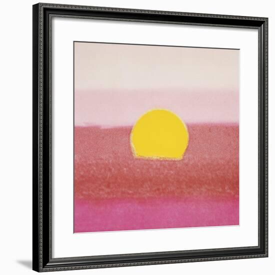 Sunset, 1972 (pink)-Andy Warhol-Framed Art Print