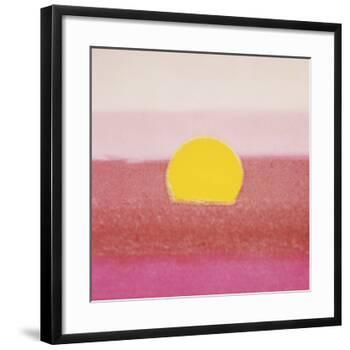 Sunset, 1972 (pink)-Andy Warhol-Framed Art Print