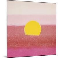 Sunset, 1972 (pink)-Andy Warhol-Mounted Art Print