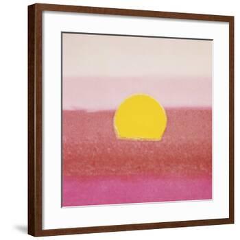 Sunset, 1972 (pink)-Andy Warhol-Framed Art Print