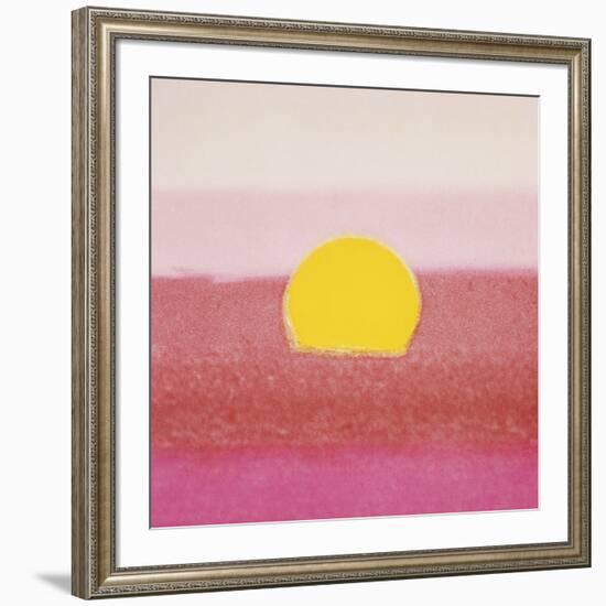 Sunset, 1972 (pink)-Andy Warhol-Framed Art Print