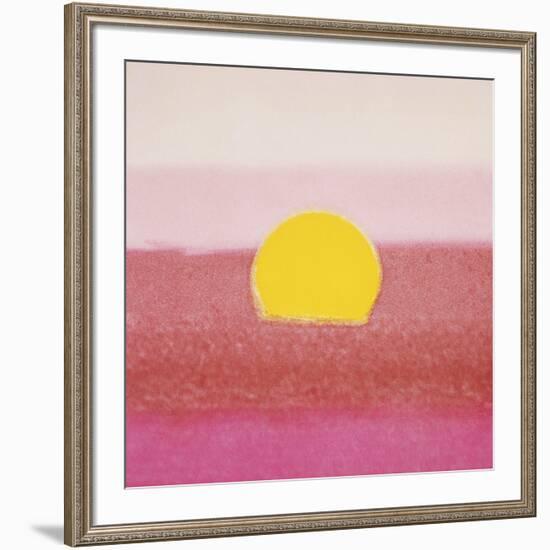 Sunset, 1972 (pink)-Andy Warhol-Framed Art Print