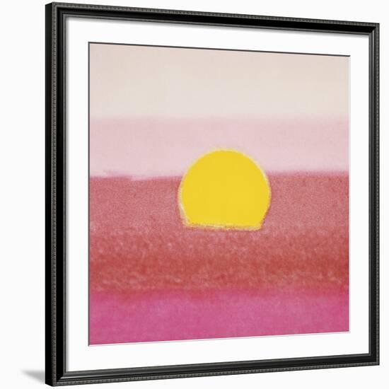 Sunset, 1972 (pink)-Andy Warhol-Framed Art Print